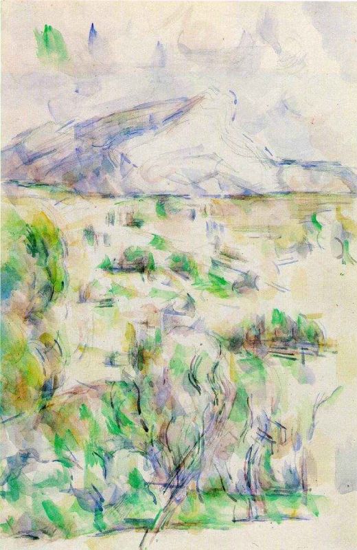 mont sainte-victoire seen from les lauves (watercolor).jpg